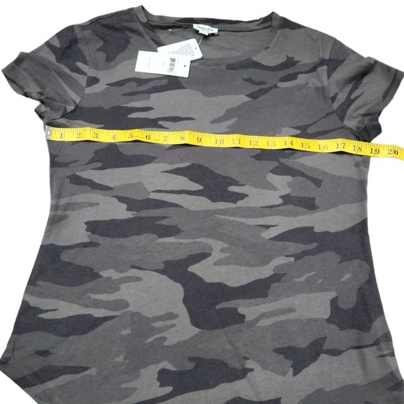 NEW Splendid Camo Print Crew Neck Short Sleeves Tee Shirt Lightweight M - Picture 4 of 7